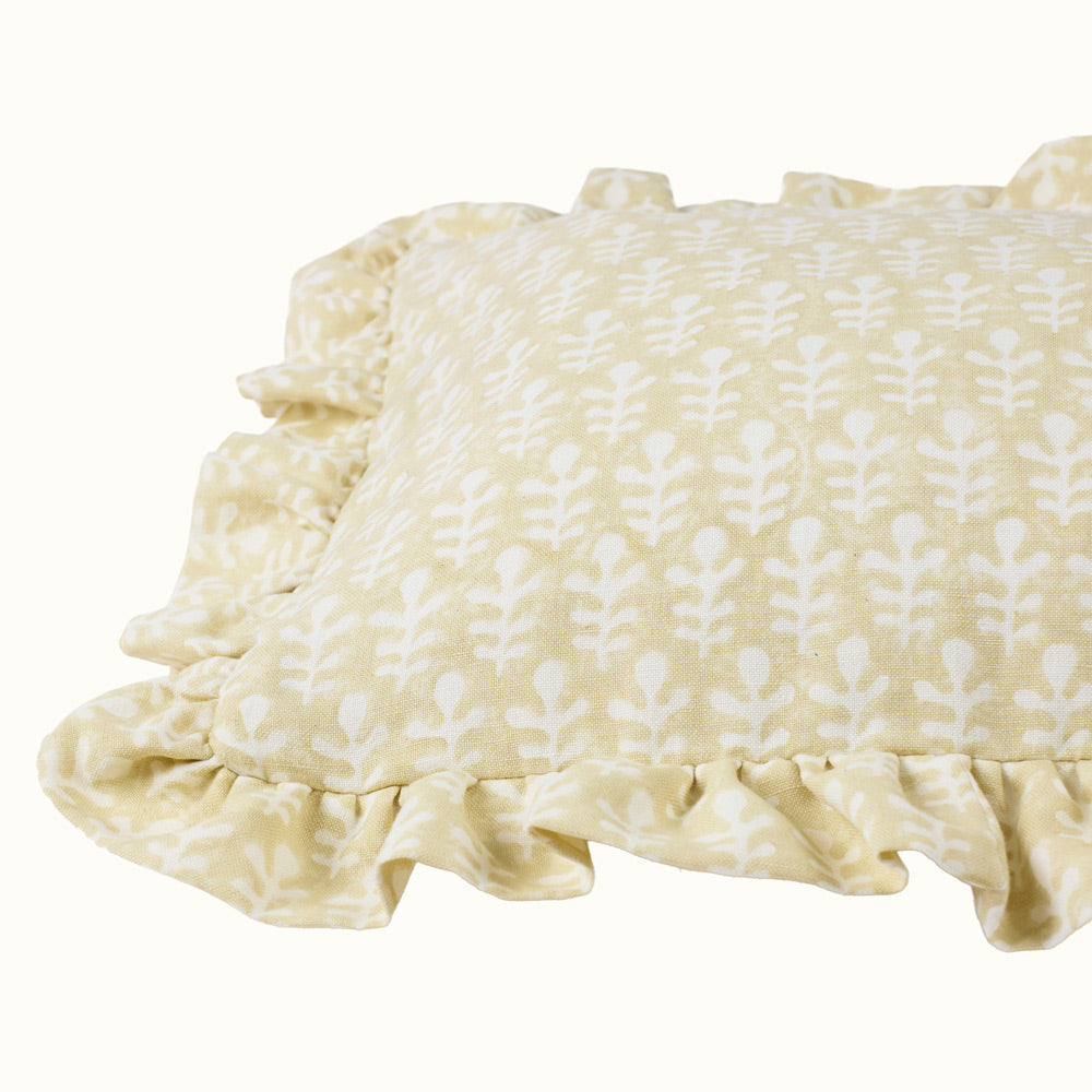 Cushion Frill Bagru Clay
