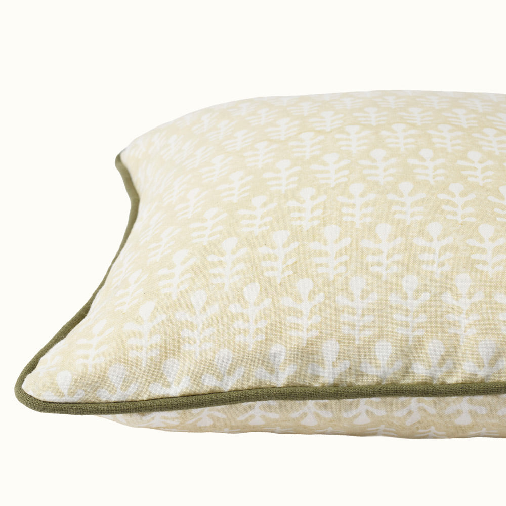 Cushion Piped Bagru Clay