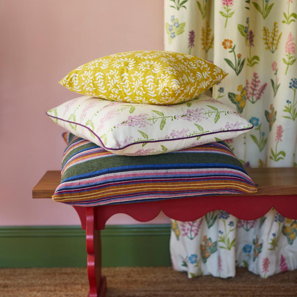 Cushion Odisha Loom Olive