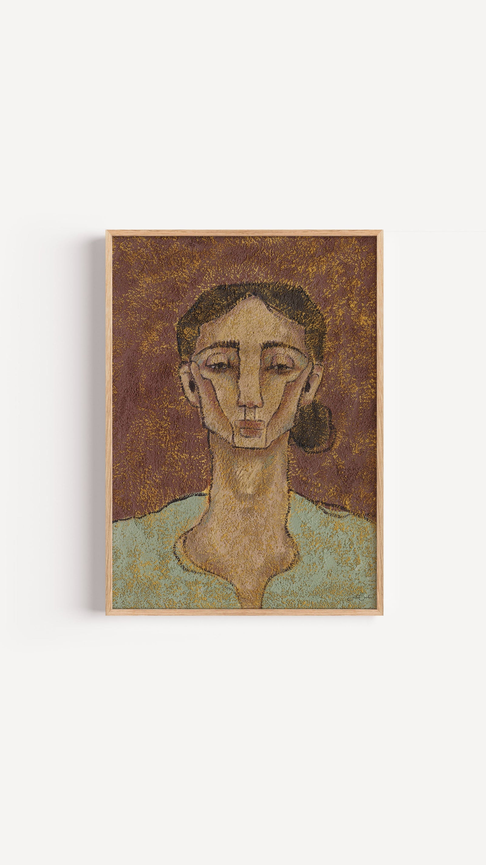 Mona - Portrait Wall Art Print