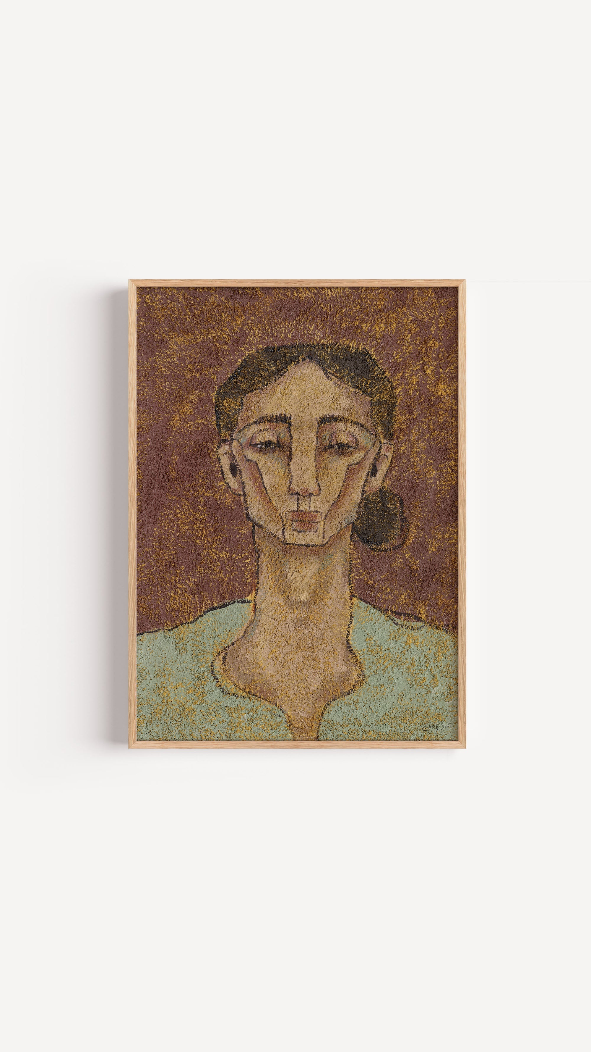 Mona - Portrait Wall Art Print