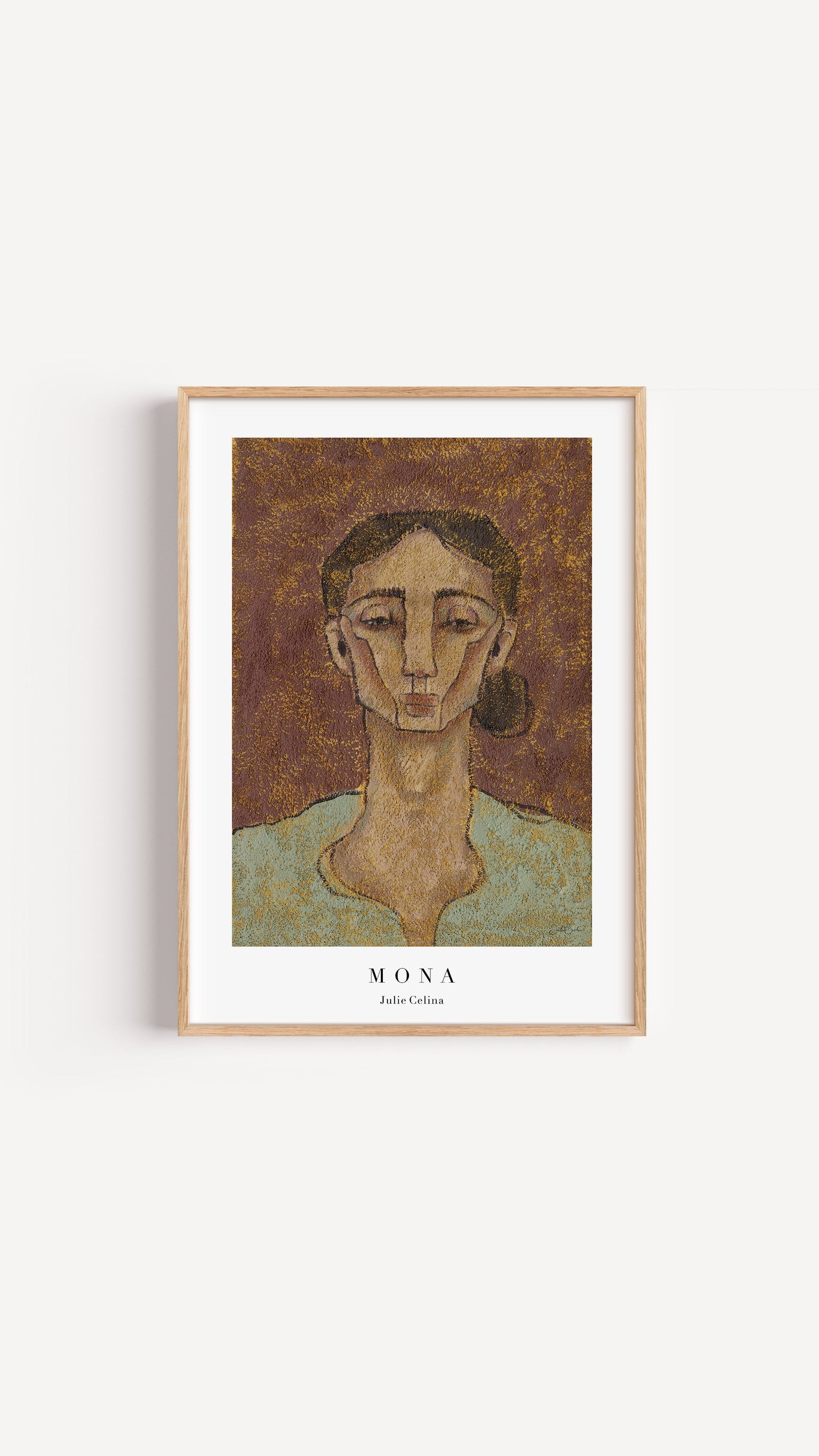 Mona - Portrait Wall Art Print