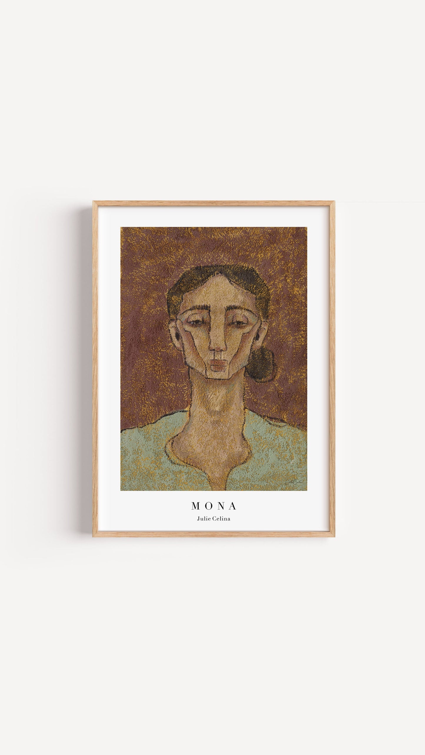 Mona - Portrait Wall Art Print