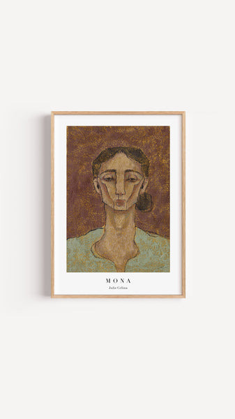 Mona - Portrait Wall Art Print