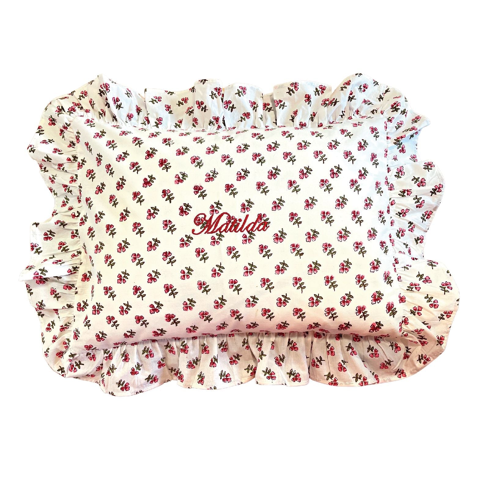 Pink Ditsy Baby / Boudoir Pillowcase