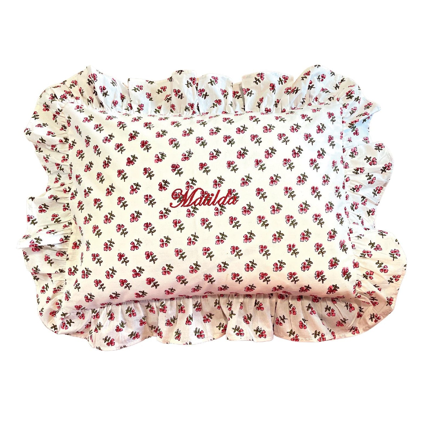 Pink Ditsy Baby / Boudoir Pillowcase