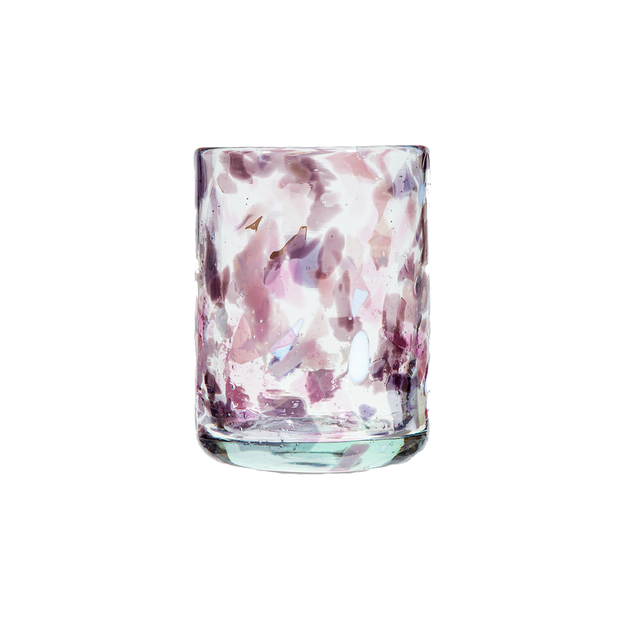 Late Afternoon Pink Morada Glass Tumbler