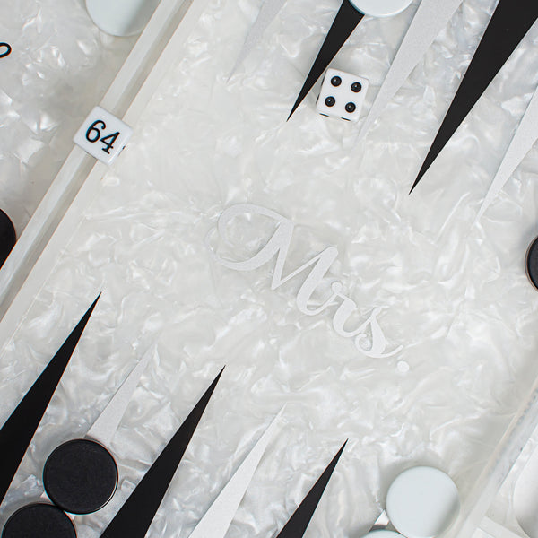BACKGAMMON MR & MRS