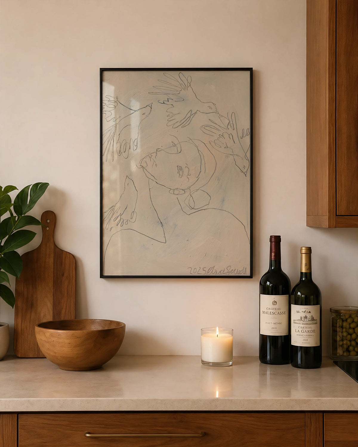 Four Doves Print