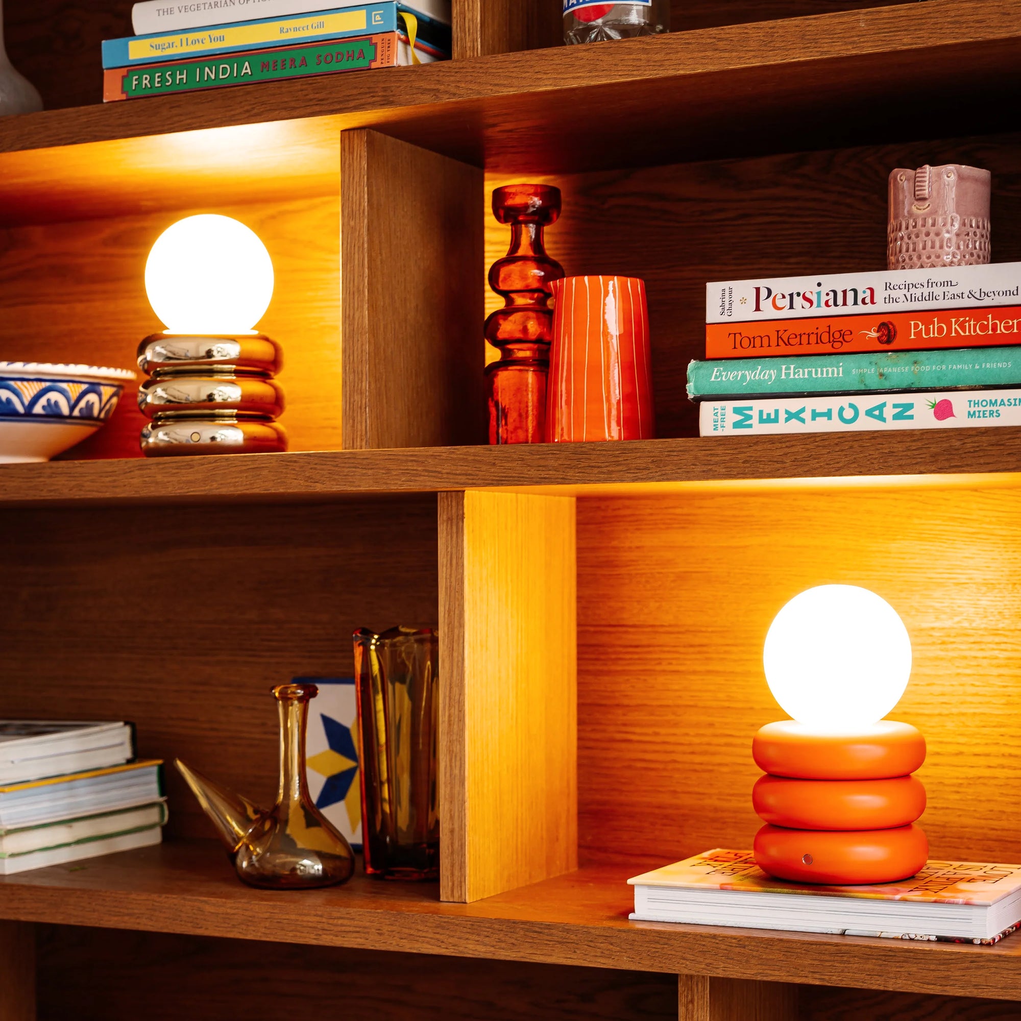 Yolk yellow cordless table lamp