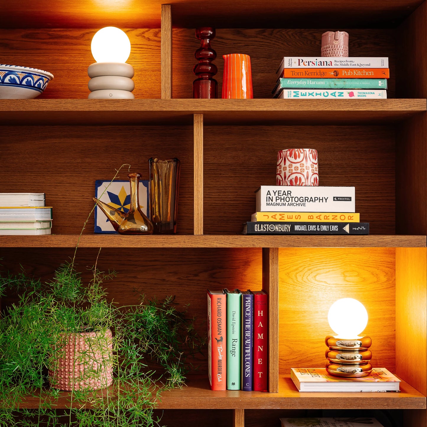 Yolk yellow cordless table lamp