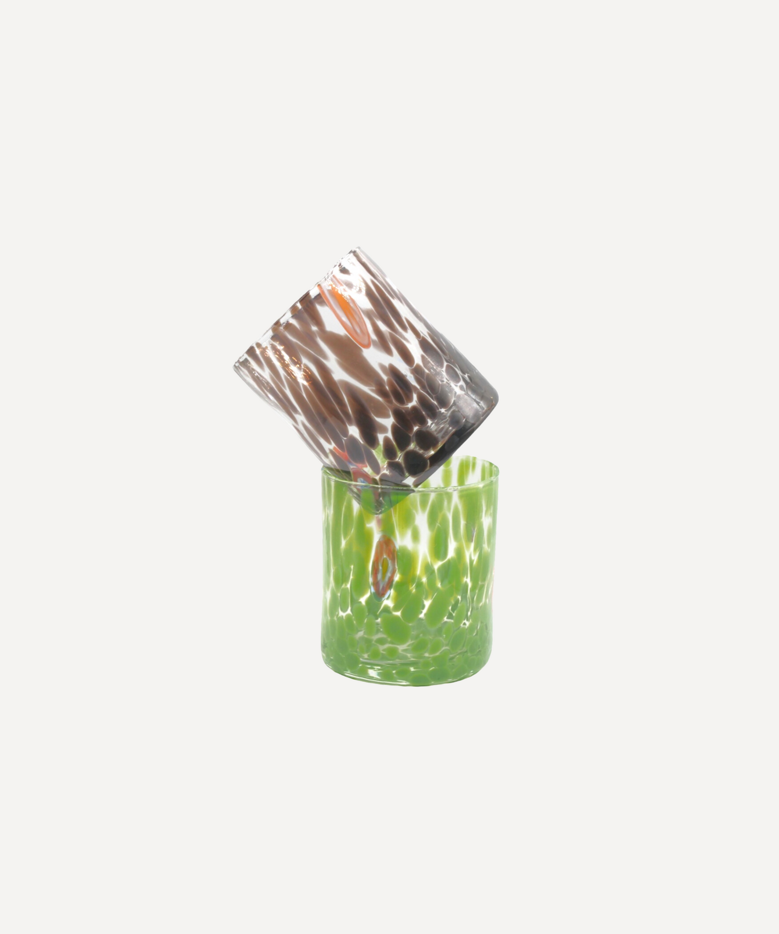 Murano Glass Tumbler, Green