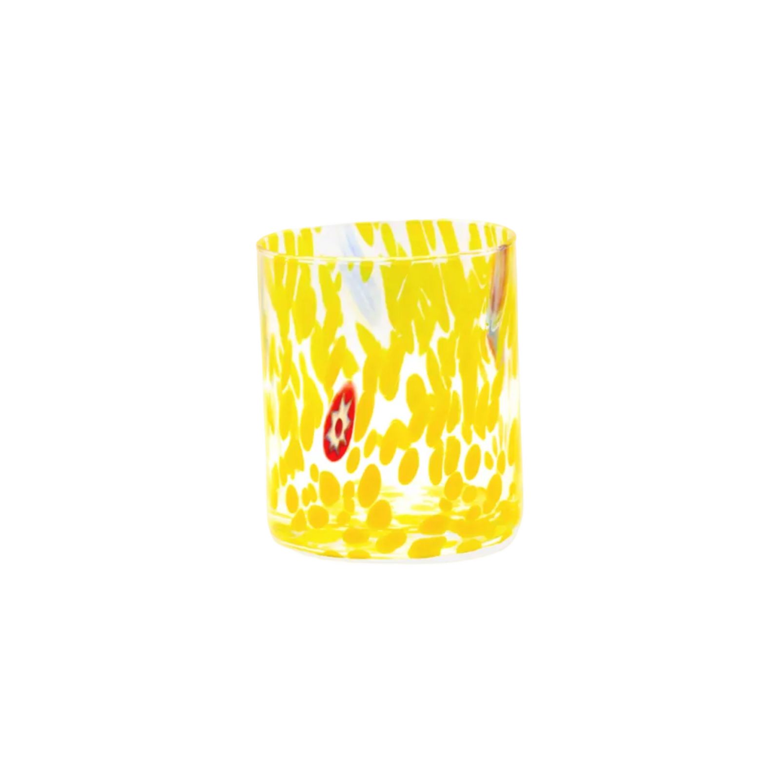 Murano Glass Tumbler, Yellow