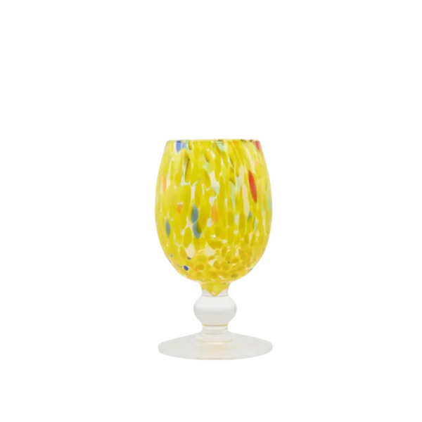 Murano Wine Glass, Yellow