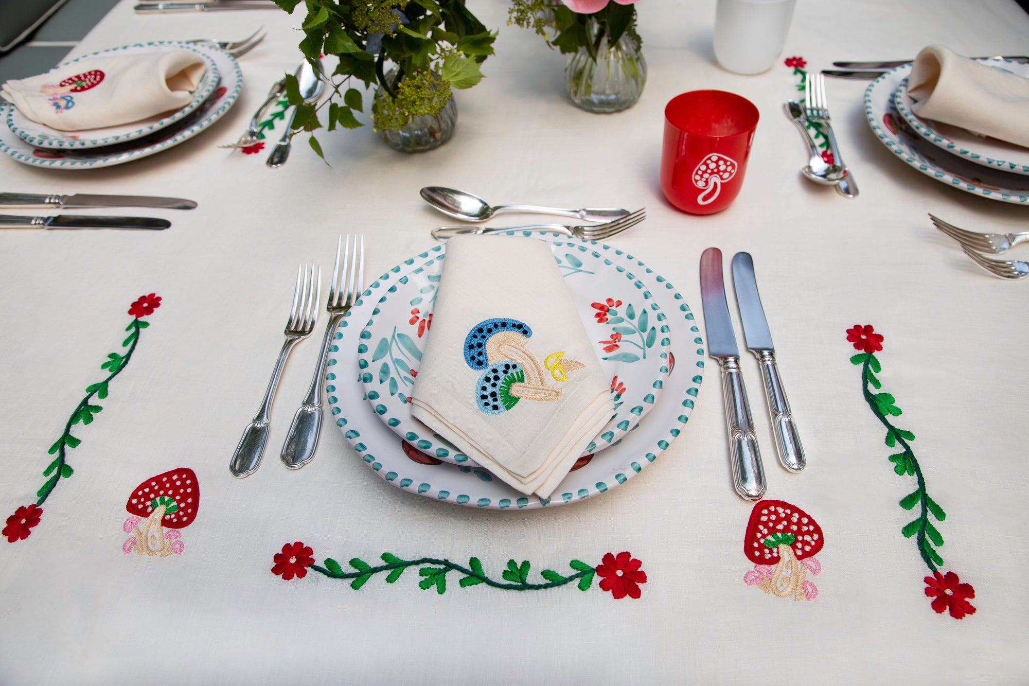 Mushroom Tablecloth
