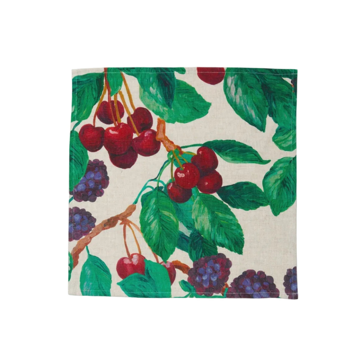 Cherries and Berries Multi Linen Napkins