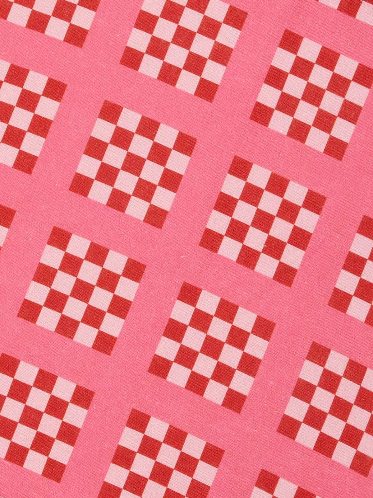 Lattice Pink Linen Napkins