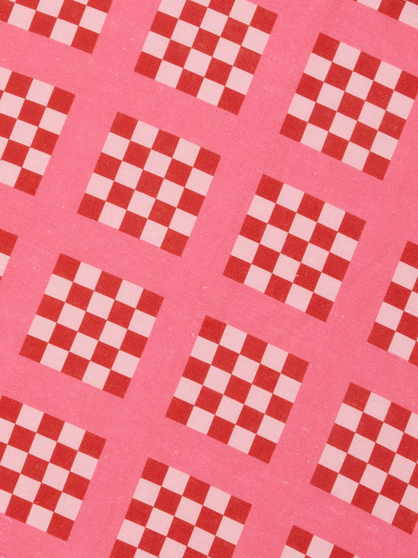 Lattice Pink Linen Napkins