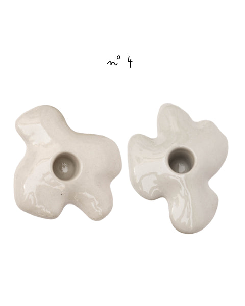 Pansies - Single Candle Holder