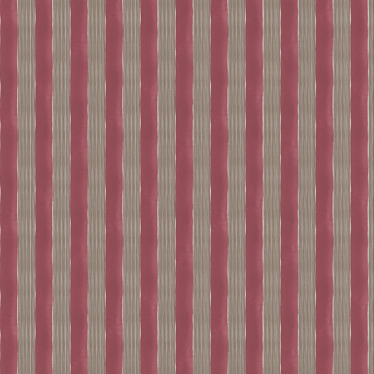 New Stripe Fabric -  Cherry