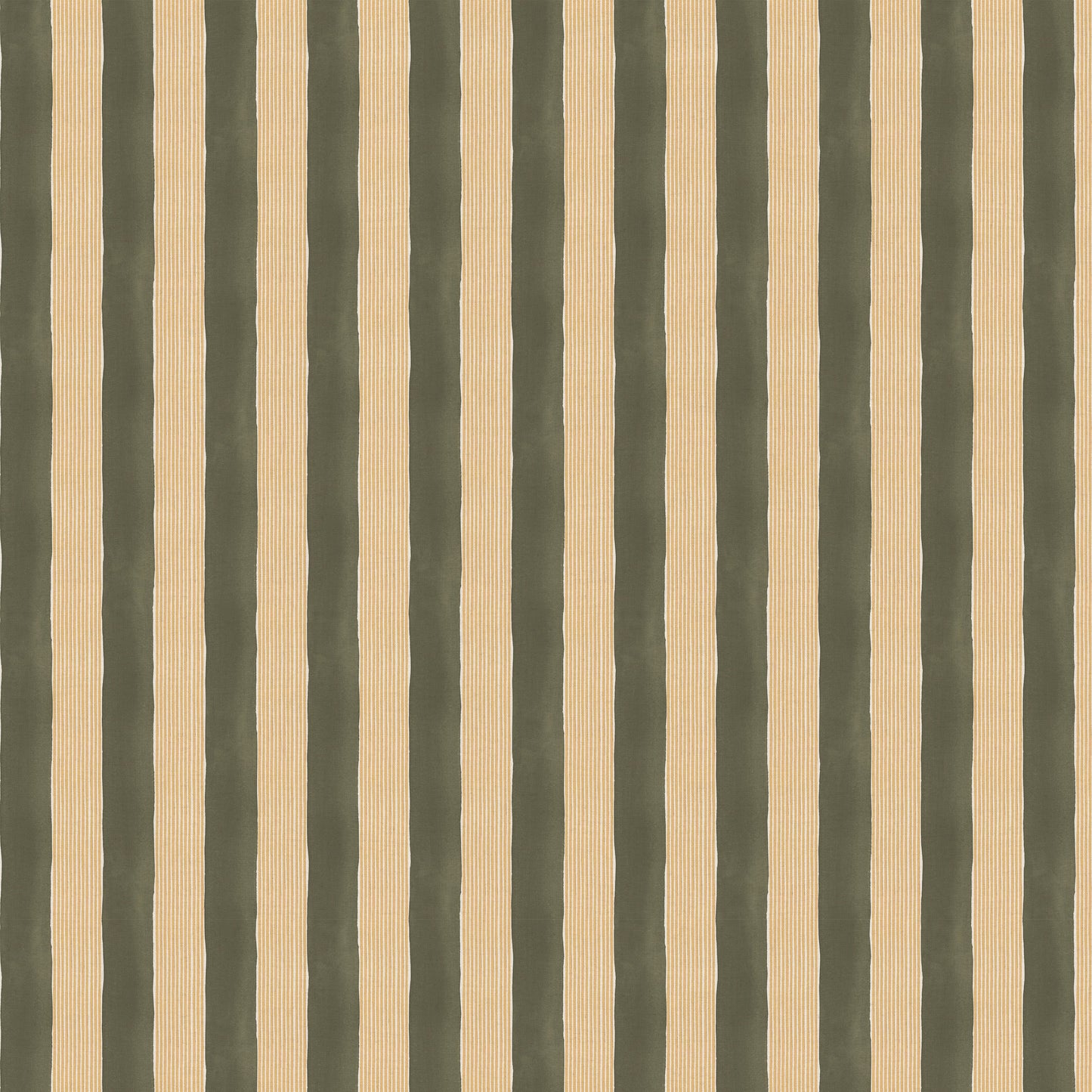 New Stripe Fabric -  Moss