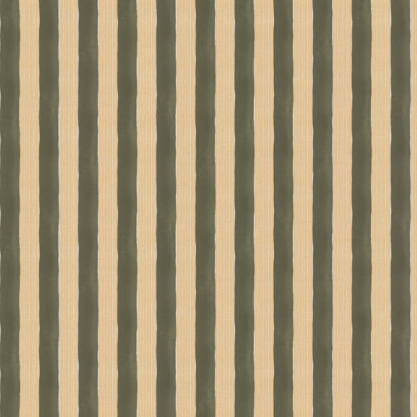 New Stripe Fabric -  Moss
