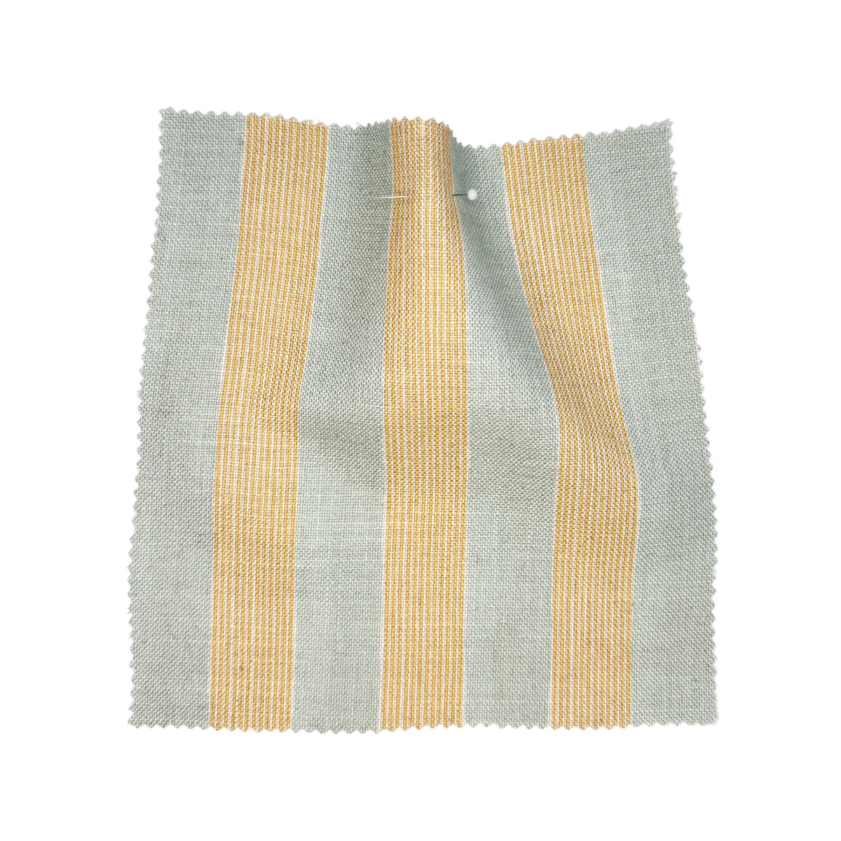 New Stripe Fabric -  Duck Egg