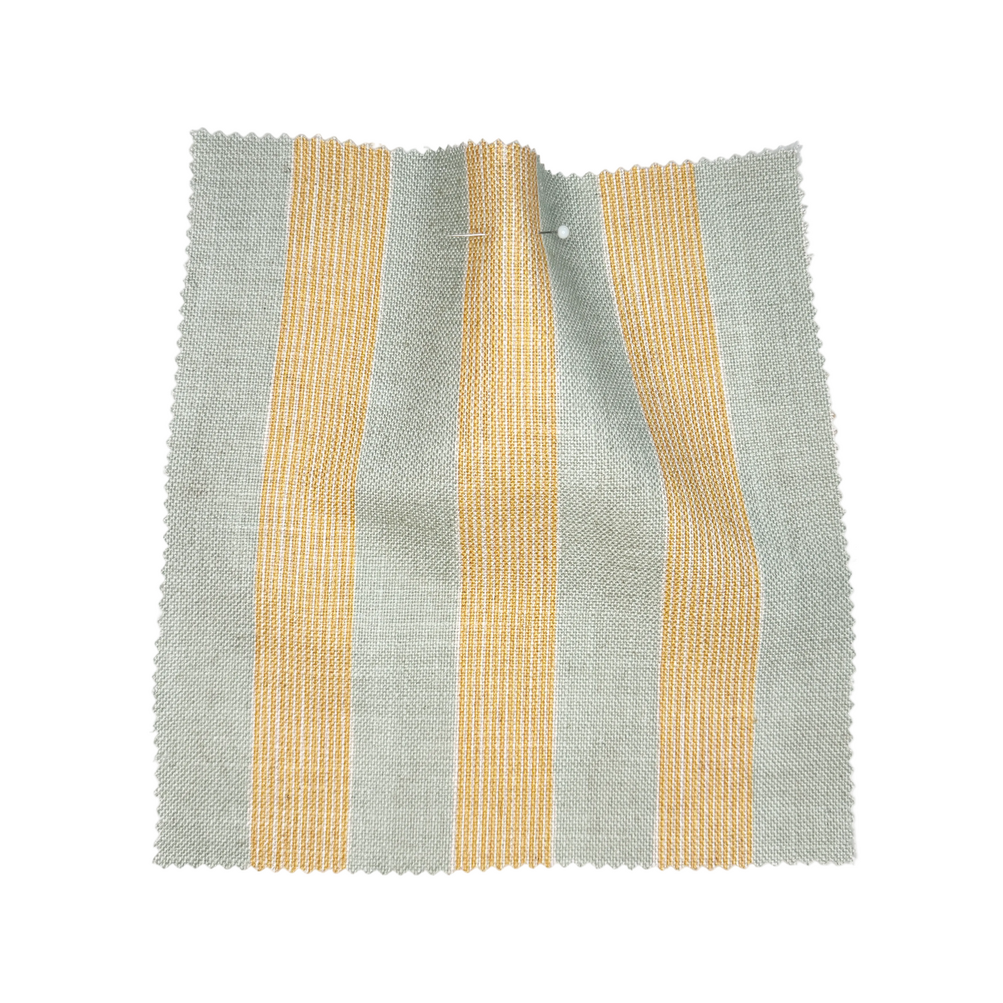 New Stripe Fabric -  Duck Egg