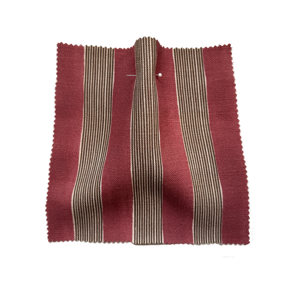 New Stripe Fabric -  Cherry