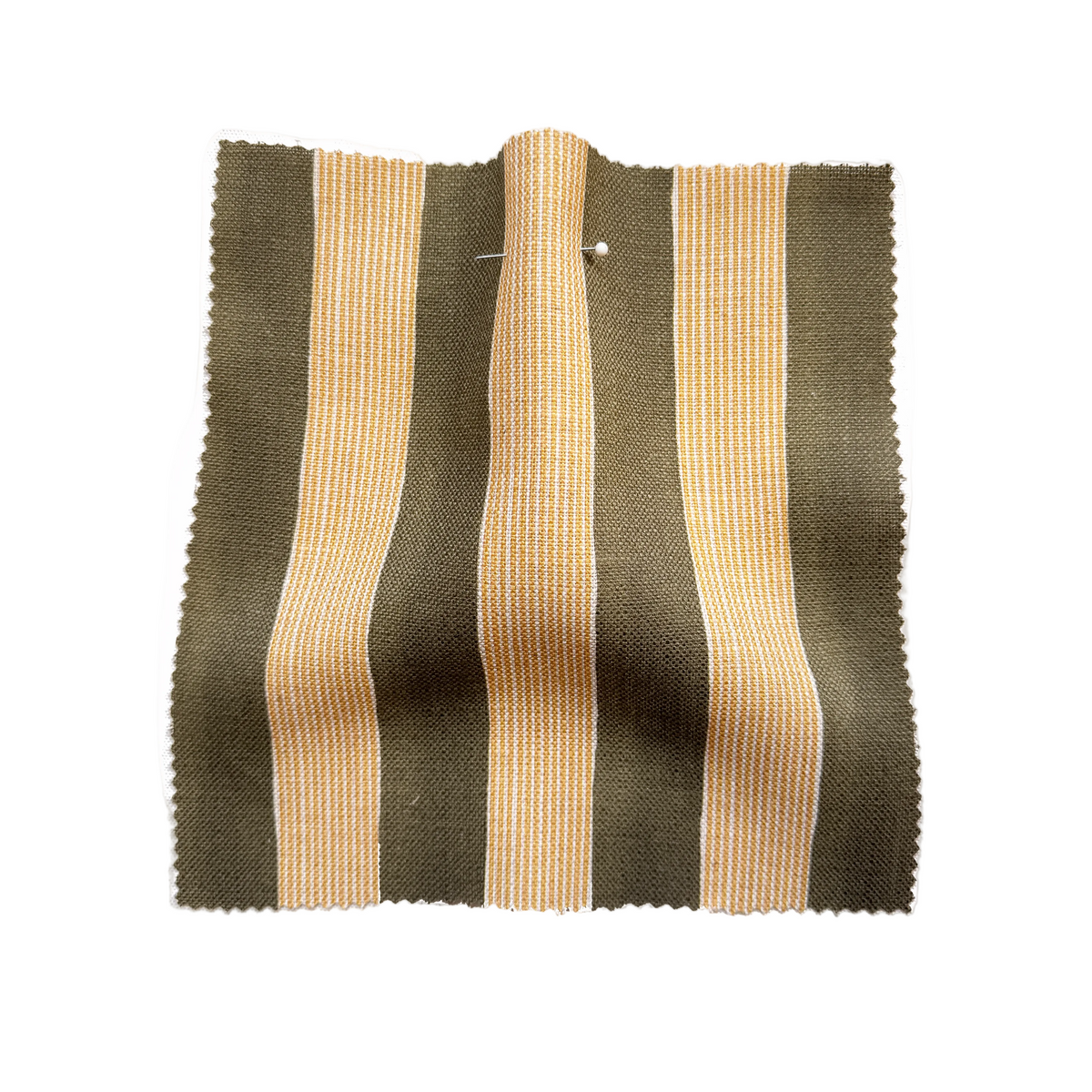 New Stripe Fabric -  Moss