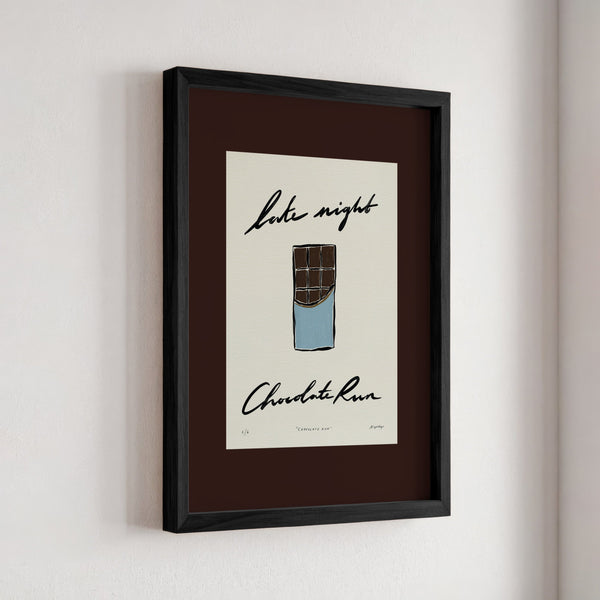 Late Night Chocolate Run Print