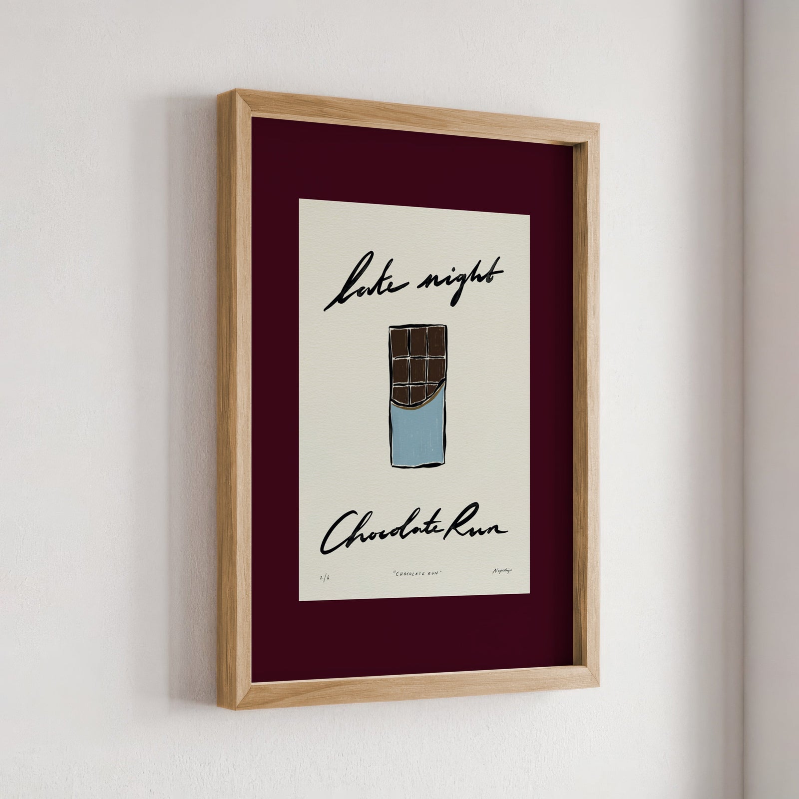 Late Night Chocolate Run Print