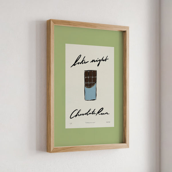 Late Night Chocolate Run Print