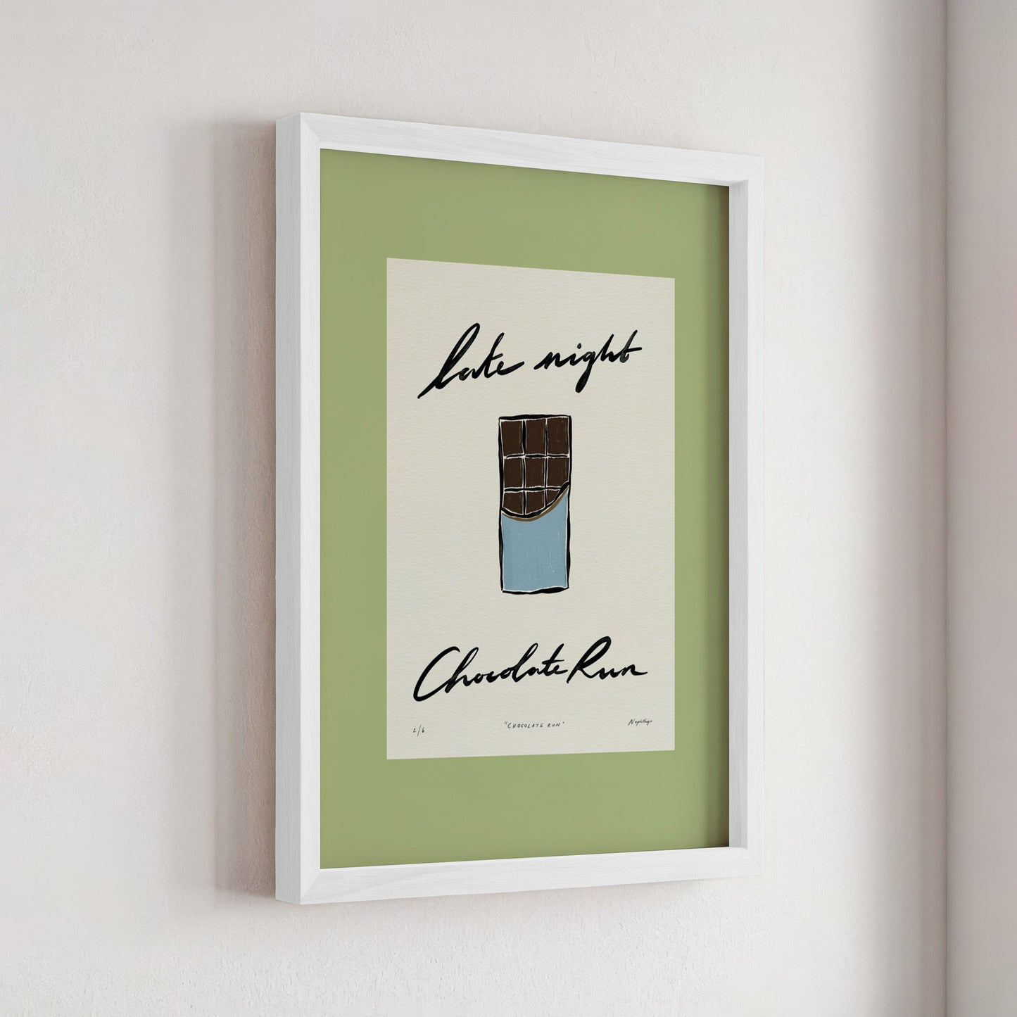 Late Night Chocolate Run Print