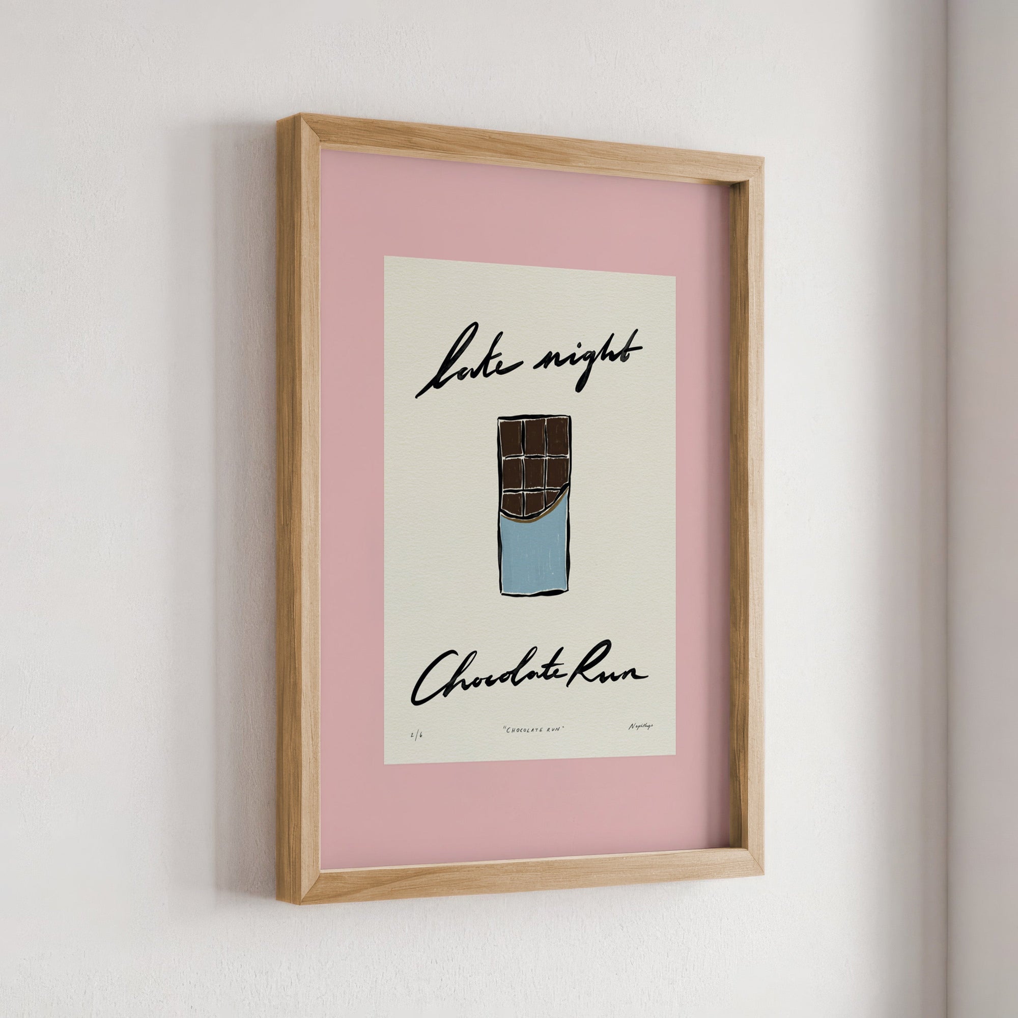 Late Night Chocolate Run Print