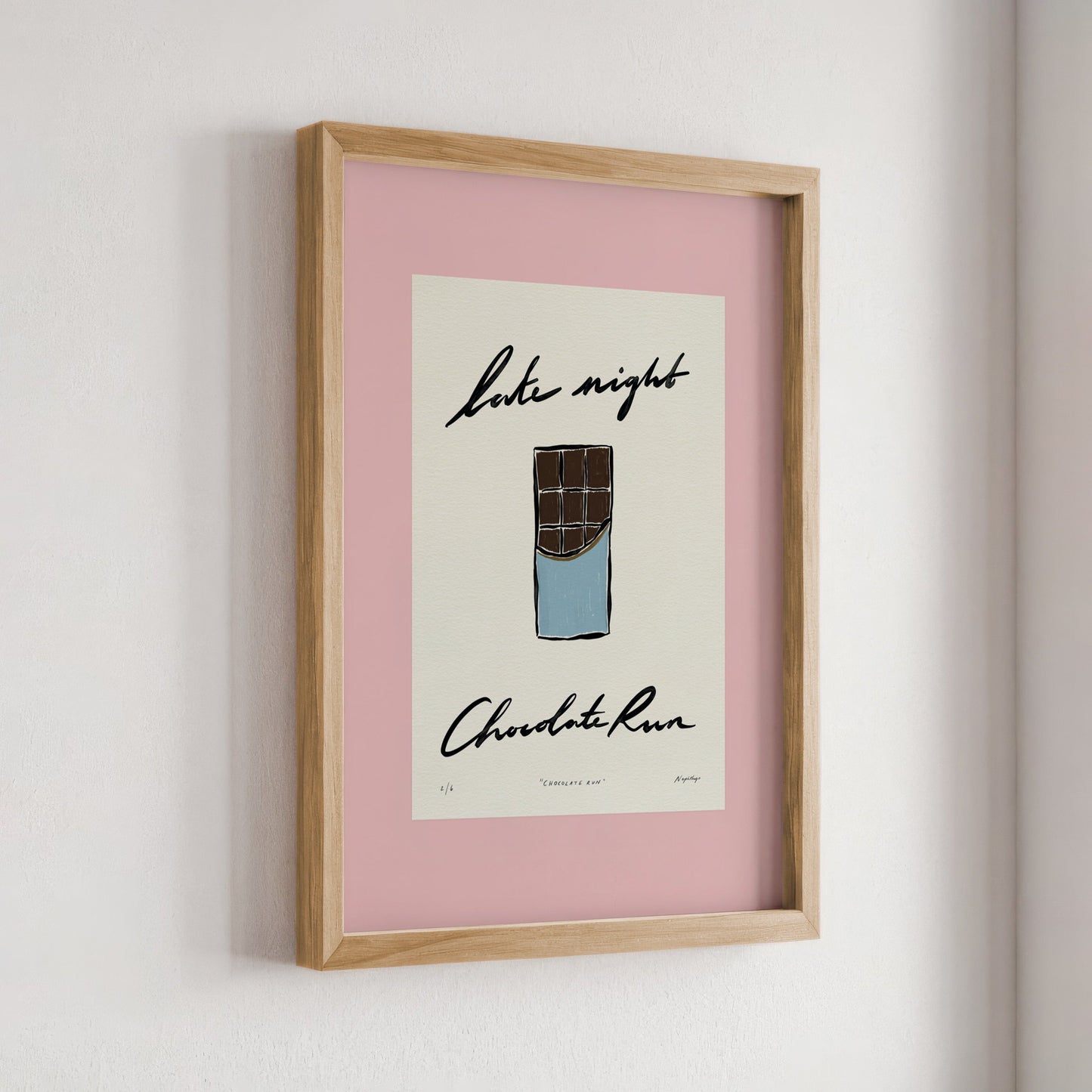 Late Night Chocolate Run Print