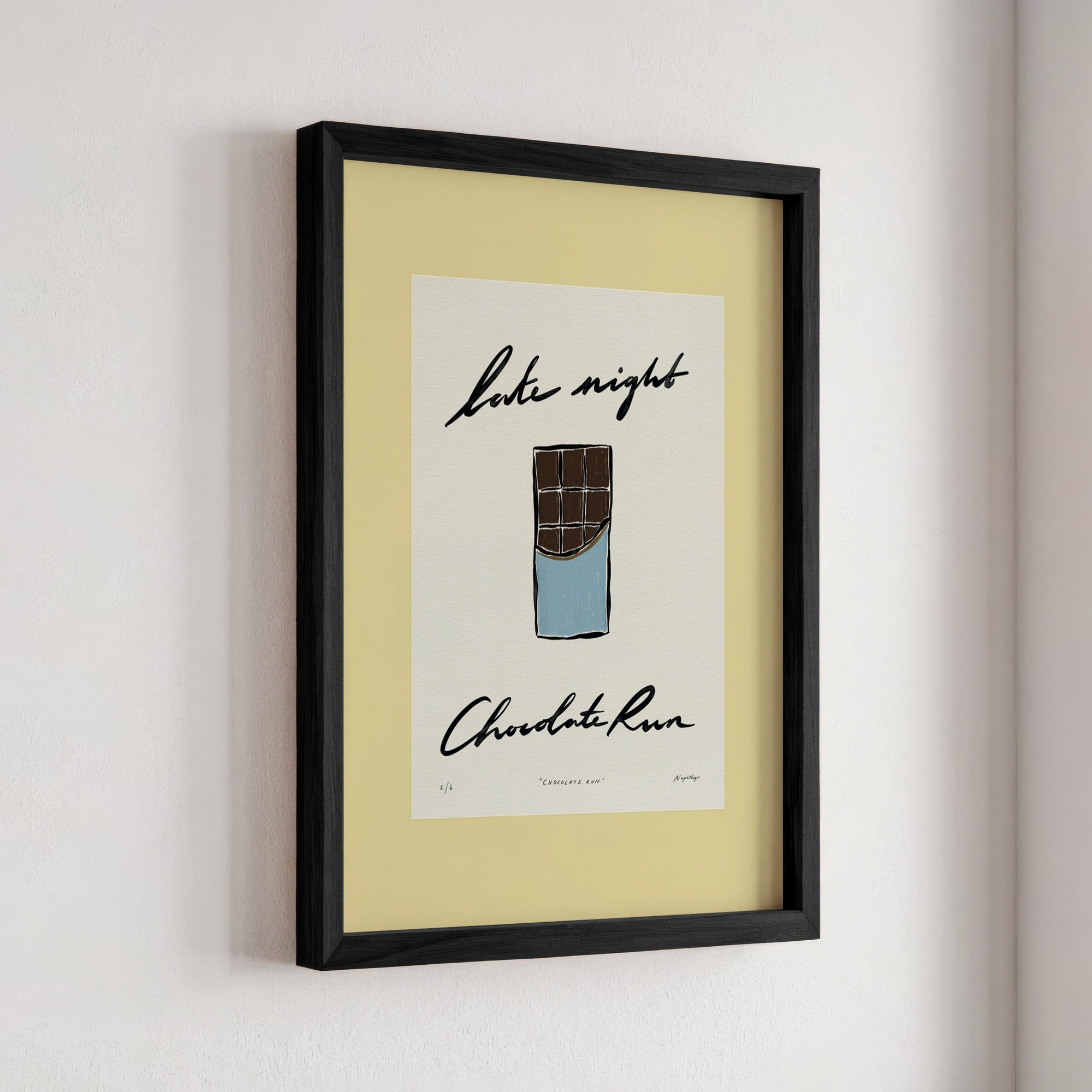 Late Night Chocolate Run Print