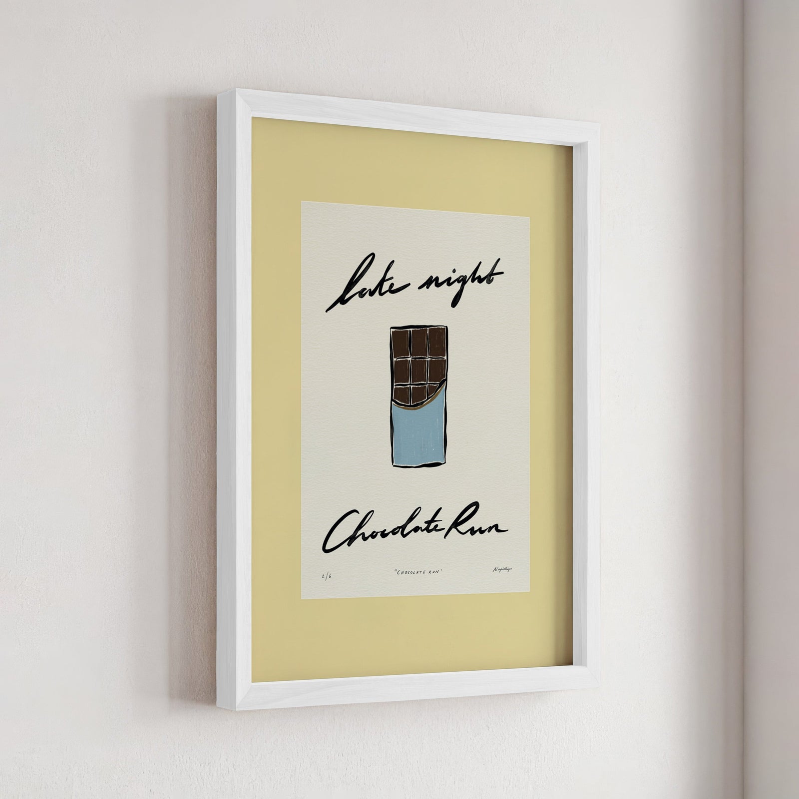 Late Night Chocolate Run Print