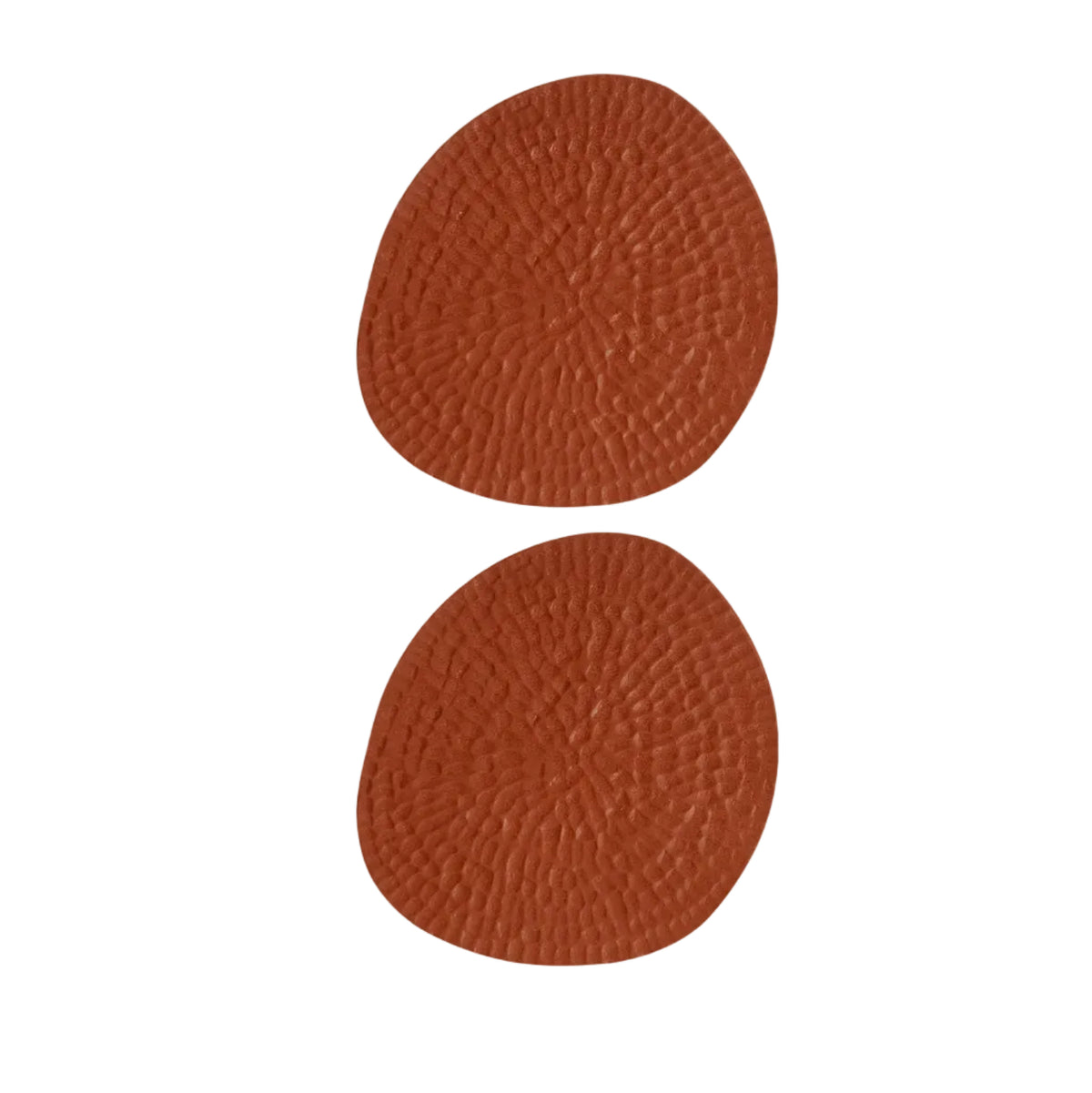 Orma | 2 Coasters 01 Round | Burnt Ochre