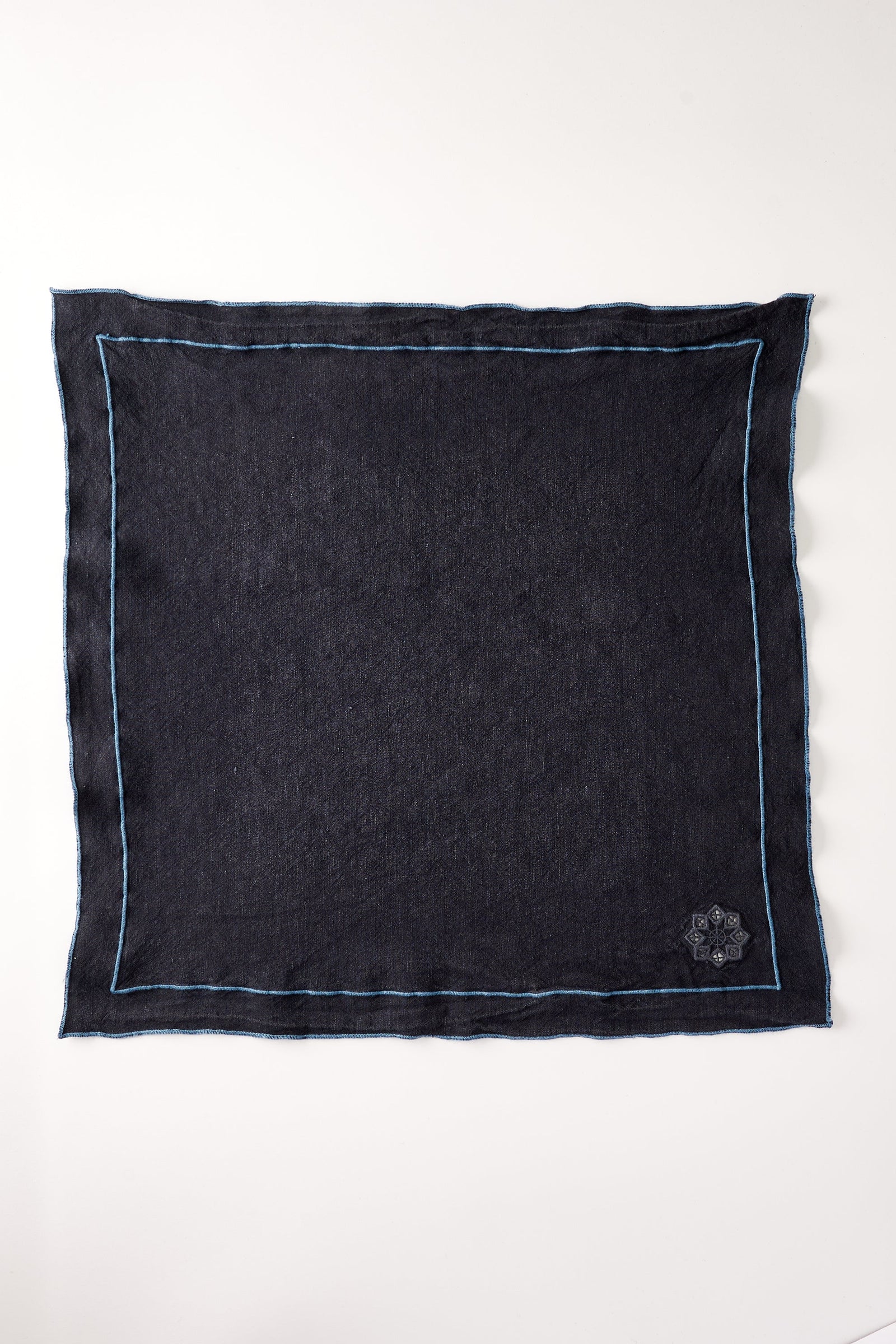 Day For Night Napkins Slate/Ink