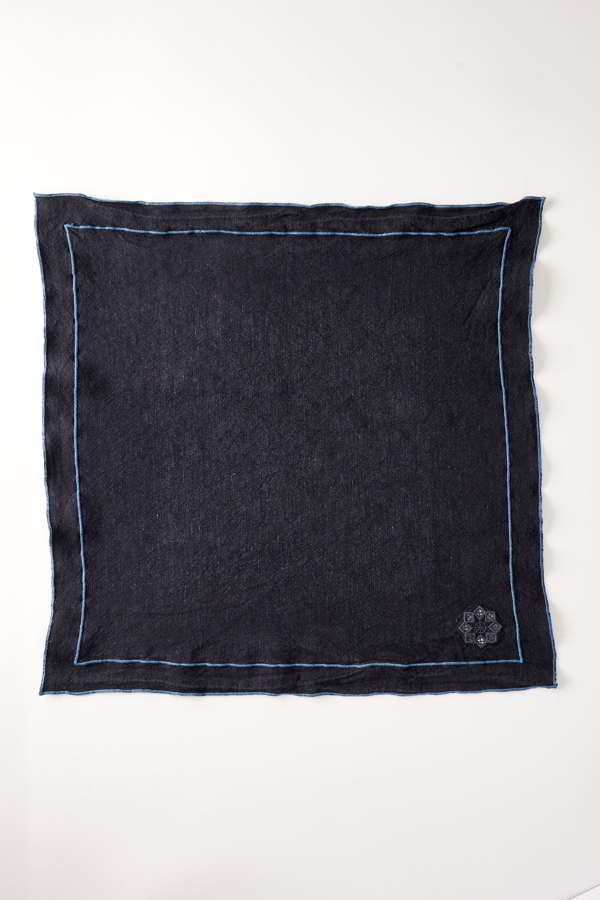 Day For Night Napkins Slate/Ink
