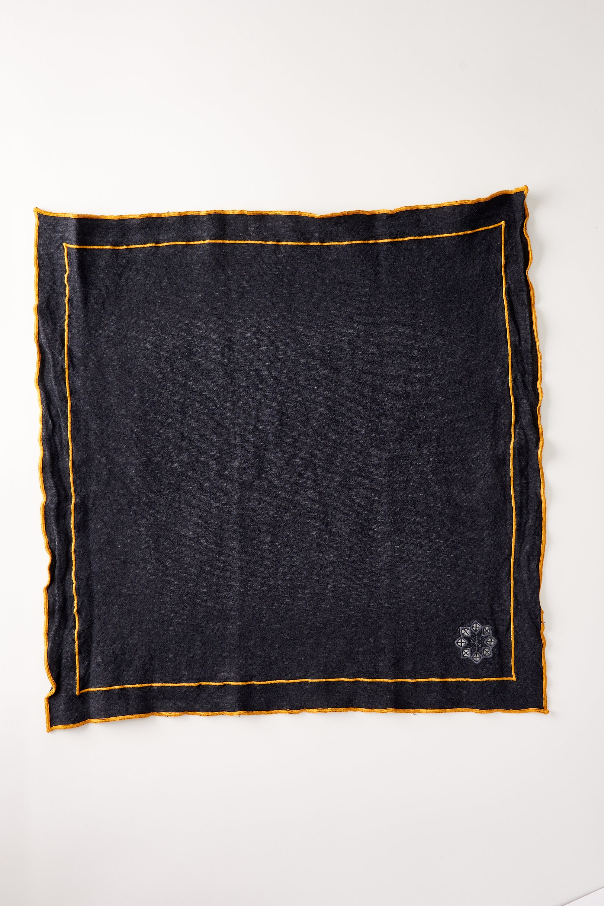Day For Night Napkins Slate/Marigold