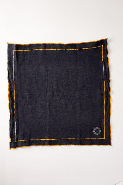 Day For Night Napkins Slate/Marigold