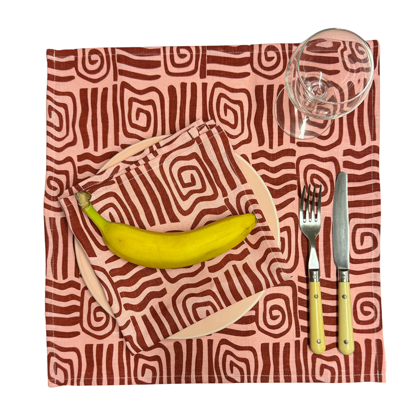 Napkin - Athena / Blush (Set of 2)