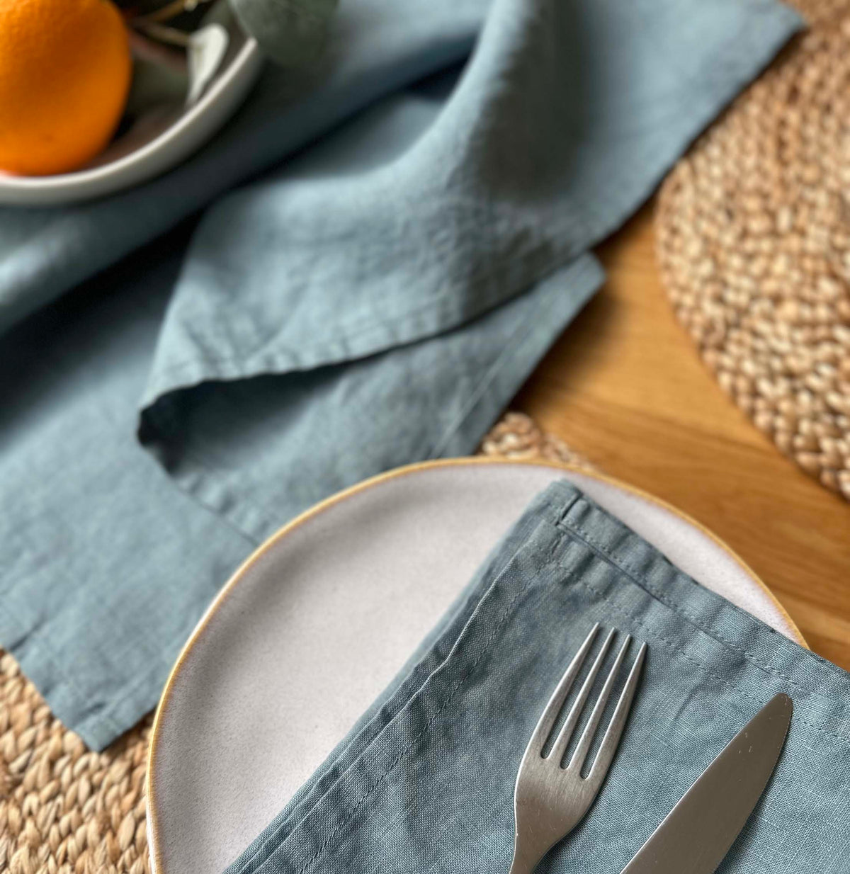 100% Linen Napkins OEKO-TEX® Certified – Striped X2