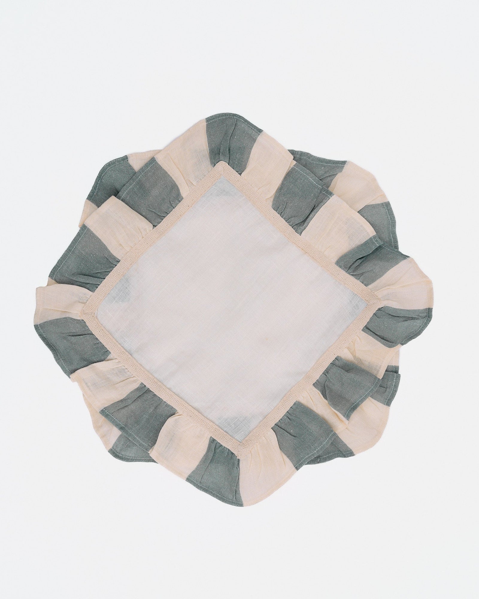 Sea Green Wide Stripe - Set of 2 Napkins