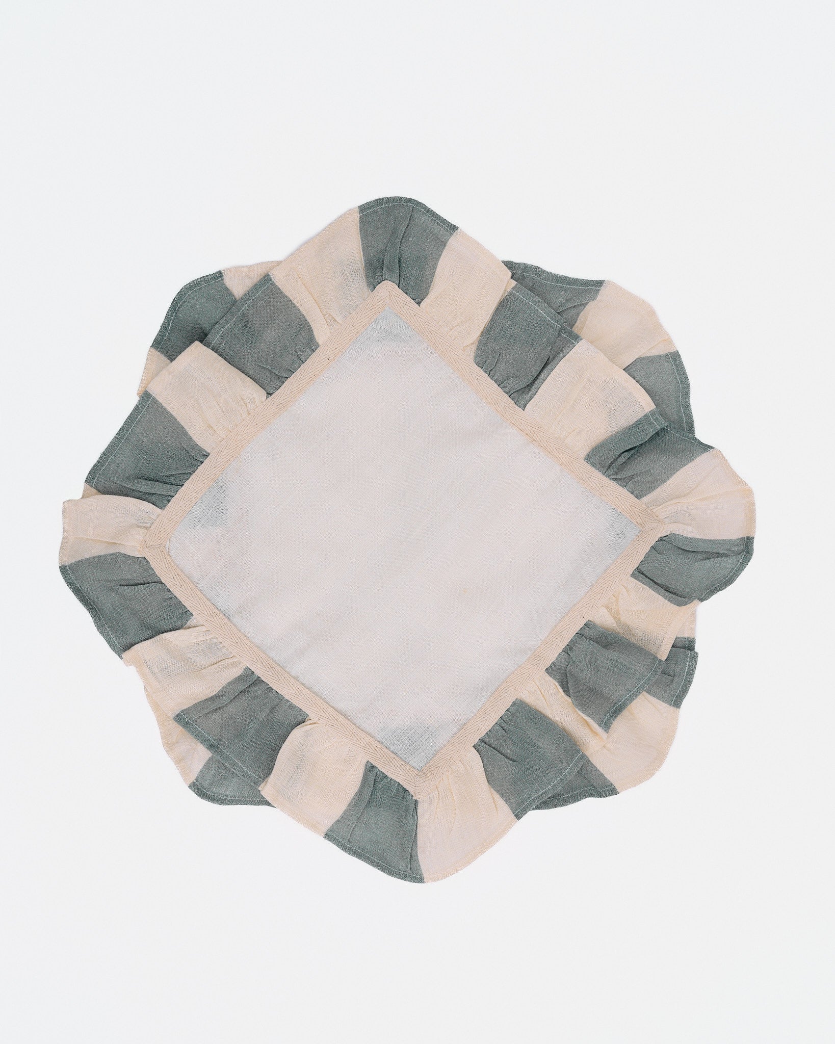 Sea Green Wide Stripe - Set of 2 Napkins