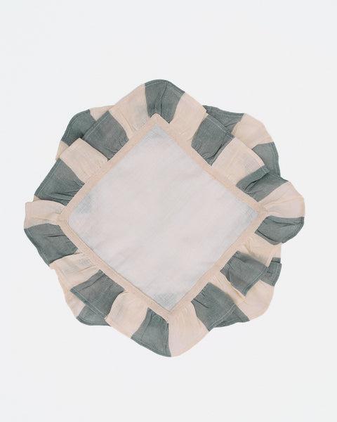 Sea Green Wide Stripe - Set of 2 Napkins