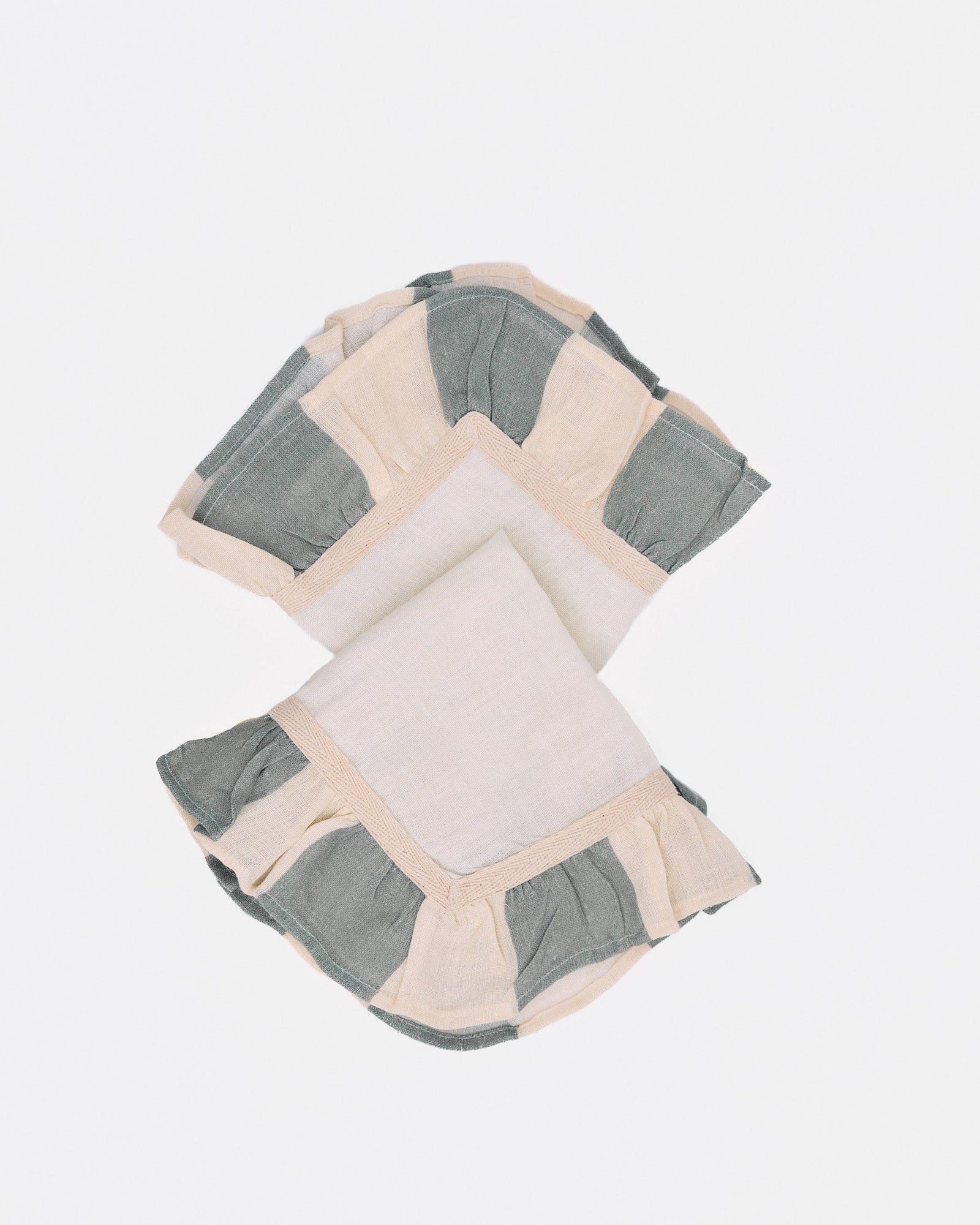 Sea Green Wide Stripe - Set of 2 Napkins