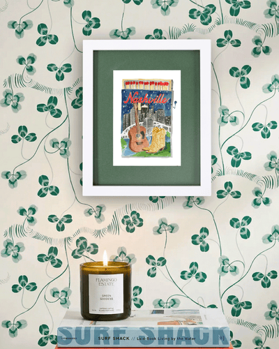 Nashville Matchbook Art Print - Furbish Studio